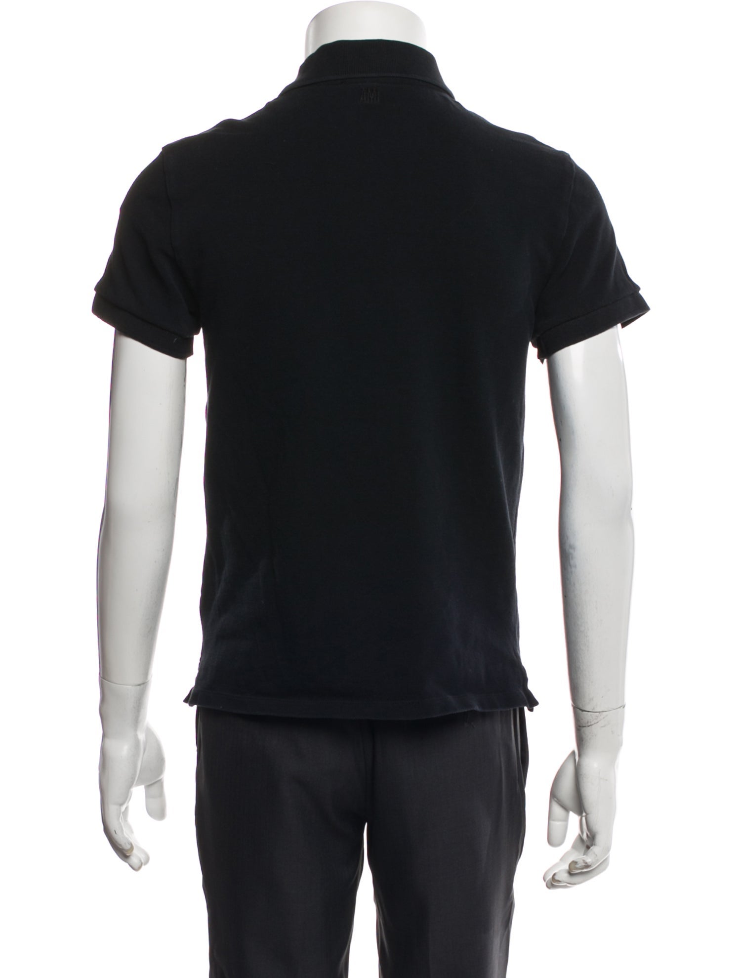 AMI Crew Neck Short Sleeve Polo Shirt